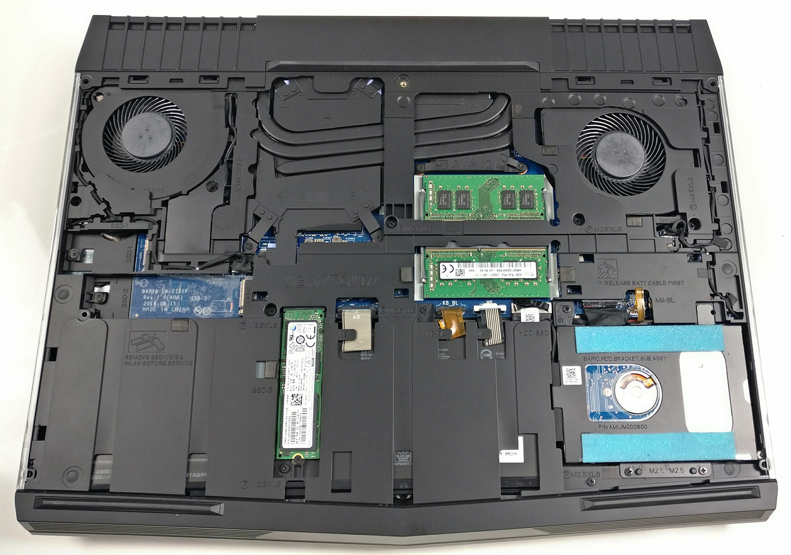 How to replace and fix DELL Alienware 15 R3 R4 0KG0TX DC02C00DD00 HDD Cable Hard disk drive (Alienware 15 R3)
